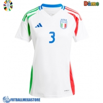 Fotballdrakt Dame Italia Federico Dimarco #3 Bortedrakt EM 2024 Kortermet